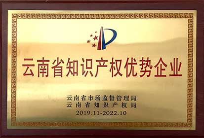 云南省知识产权优势企业